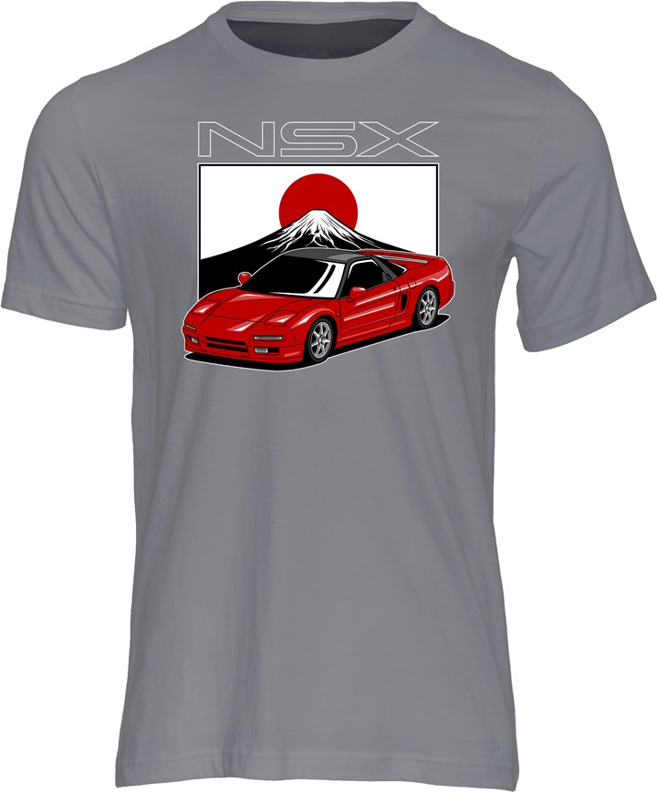 Dream Car Honda NSX T-shirt Charcoal - click to enlarge