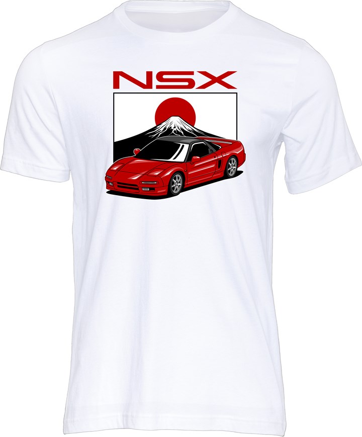 Dream Car Honda NSX T-shirt White - click to enlarge