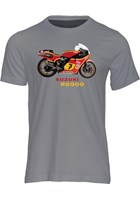 Suzuki RG500 T-shirt Charcoal