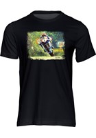 David Jefferies Art Print T-shirt Black