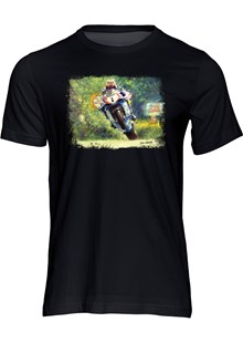 David Jefferies Art Print T-shirt Black