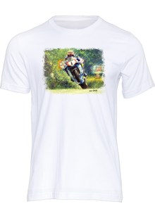 David Jefferies Art Print T-shirt White