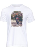 Giacomo Agostini Art Print T-shirt White
