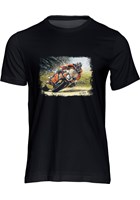 John McGuinness Art Print T-shirt Black