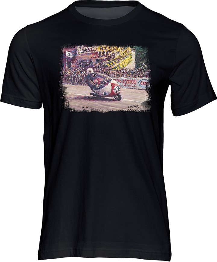 Bob McIntyre Art Print T-shirt Black - click to enlarge