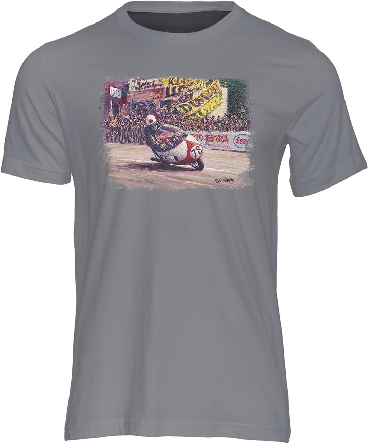 Bob McIntyre Art Print T-shirt Charcoal - click to enlarge
