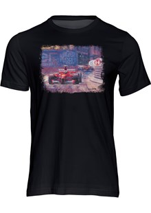 Michael Schumacher Art Print T-shirt Black
