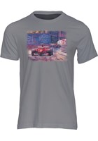 Michael Schumacher Art Print T-shirt Charcoal