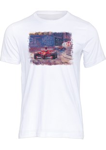Michael Schumacher Art Print T-shirt White