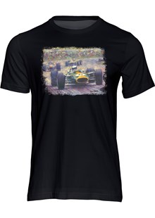 Jim Clark Art Print T-shirt Black