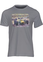 Jim Clark Art Print T-shirt Charcoal