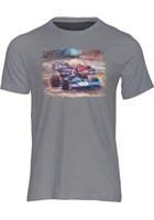 Jackie Stewart Art Print T-shirt Charcoal
