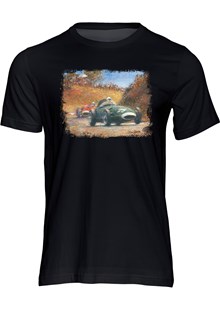 Stirling Moss Art Print T-shirt Black
