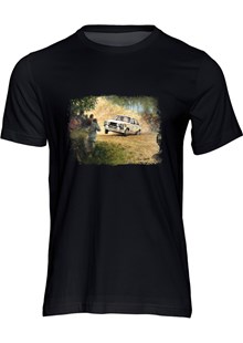 Ari Vatanen Art Print T-shirt Black