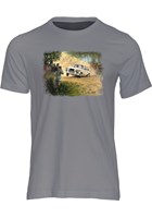 Ari Vatanen Art Print T-shirt Charcoal