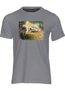 Ari Vatanen Art Print T-shirt Charcoal
