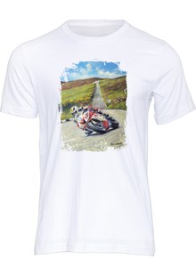 Michael Dunlop Art Print T-shirt White