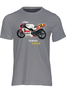 Yamaha YZR500 T-shirt Charcoal
