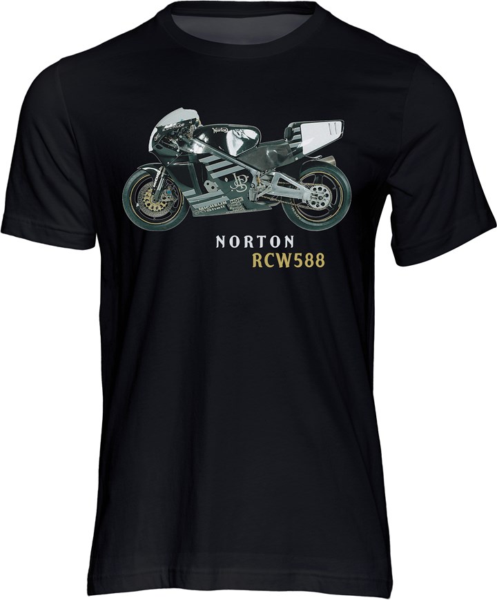 JPS Norton RCW588 T-shirt Black - click to enlarge