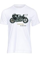 JPS Norton RCW588 T-shirt White