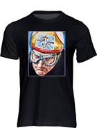 Mike Hailwood MV Agusta Art Print T-shirt Black