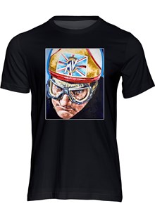 Mike Hailwood MV Agusta Art Print T-shirt Black