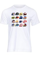 F1 Modern Helmets T-shirt White