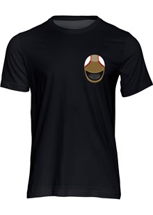 Mike Hailwood Helmet T-shirt Black