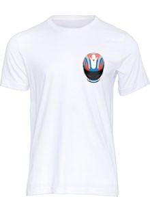 Phillip McCallen Helmet T-shirt White