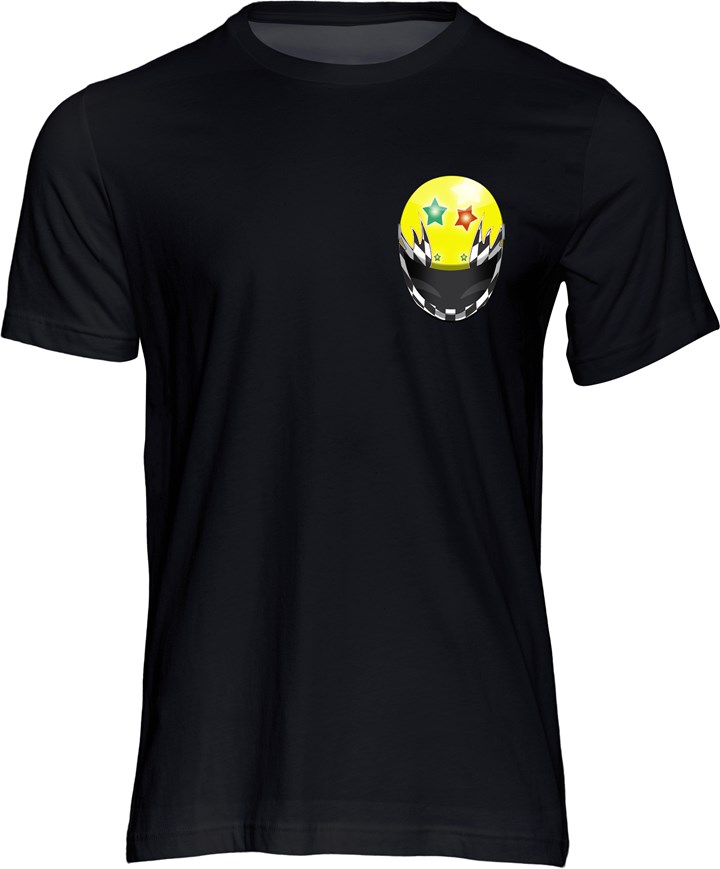 Ian Lougher Helmet T-shirt Black - click to enlarge