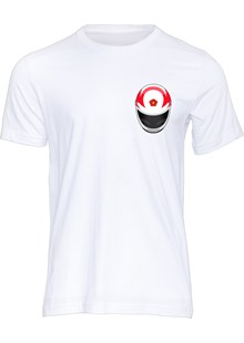 Carl Fogarty Helmet T-shirt White