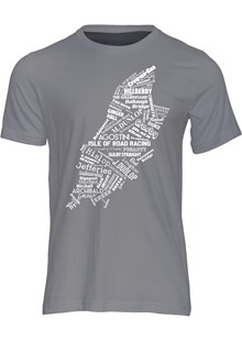 Isle of Road Racing T-shirt Charcoal