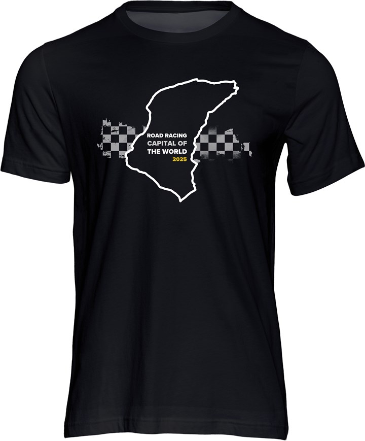 Road Race Capital 2025 T-Shirt Black - click to enlarge
