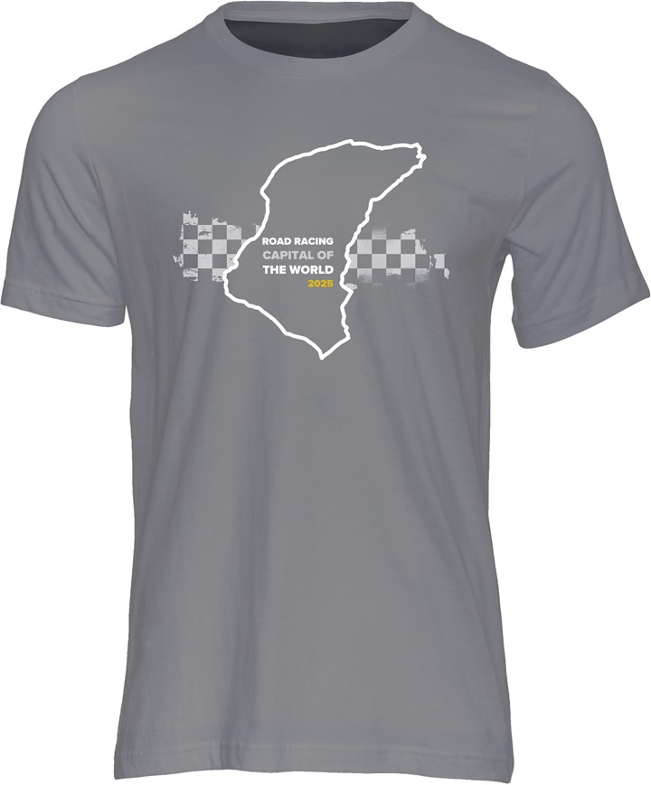 Road Race Capital 2025 T-Shirt Charcoal - click to enlarge