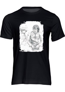 Joey Dunlop Paddock Talk T-shirt Black