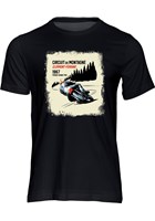 Mike Hailwood Honda Six T-shirt Black