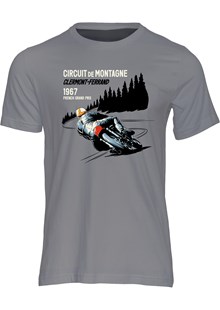 Mike Hailwood Honda Six T-shirt Charcoal