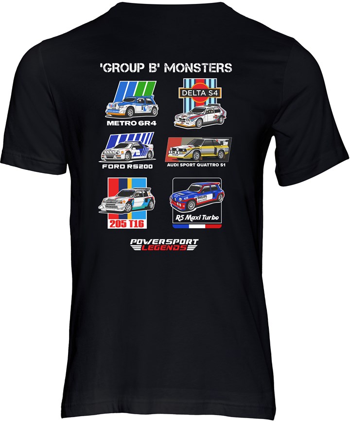 Group B Monsters collection T-shirt Black - click to enlarge