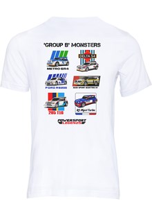 Group B Monsters collection T-shirt White