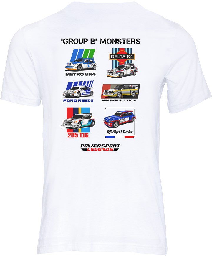 Group B Monsters collection T-shirt White - click to enlarge
