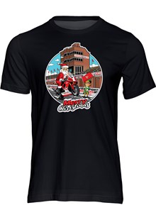 IOM Road Racing Christmas T-shirt Black