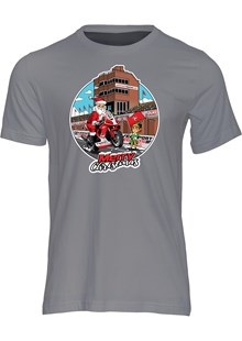 IOM Road Racing Christmas T-shirt Charcoal