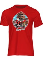 IOM Road Racing Christmas T-shirt Red