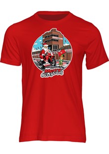 IOM Road Racing Christmas T-shirt Red