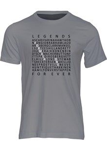 F1 Legends Forever T-shirt Charcoal