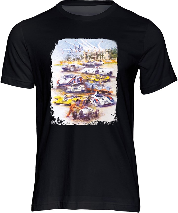 Simply the Best Porsche at Goodwood T-shirt Black - click to enlarge