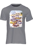 Simply the Best Porsche at Goodwood T-shirt Charcoal