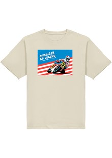 American GP Legend Freddie Spencer T-shirt Light Sand