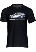 Ford Escort RS Cosworth Group A Rally Legend T-shirt Black