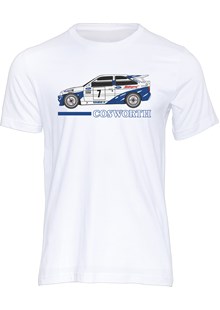 Ford Escort RS Cosworth Group A Rally Legend T-shirt White